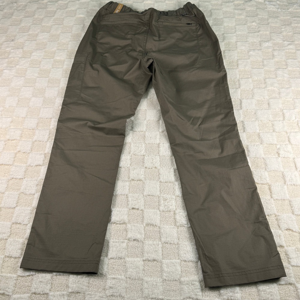 Prana Double Peak Pant Womens 10 Mud Brown Cargo Mid Rise Lightweight NWT - Picture 15 of 15